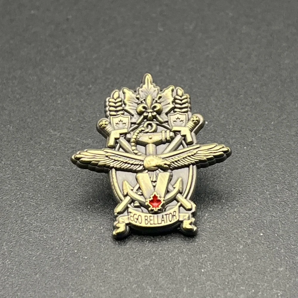 Canada Canadian Military Ego Bellator I Am A Warrior Lapel Hat Pin
